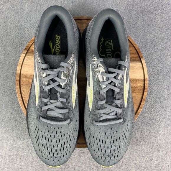 Brooks Ghost 16 Shoes Mens Size 11 2E Wide Gray Sneakers Running Athletic Gym - Picture 9 of 10